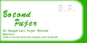 botond pujer business card